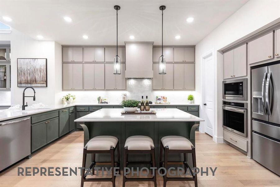 Furnished interior view inside a new home in Mosaic, Celina (Image 22).