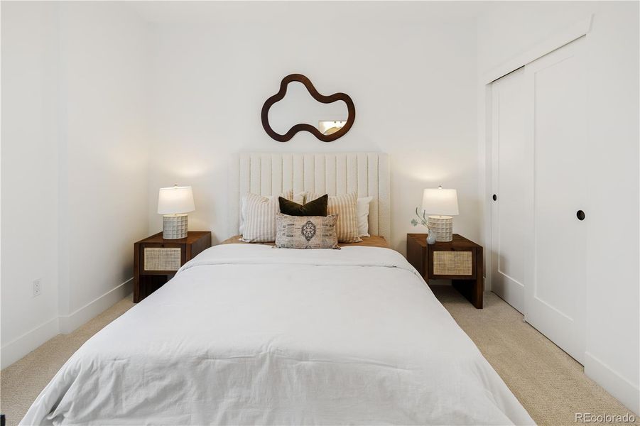 Furnished interior view inside a new home in , Denver (Image 26).