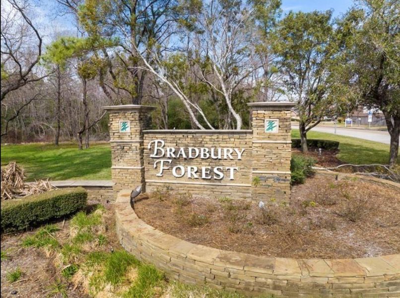 Front exterior of a new home in Bradbury Forest, Spring, TX, highlighting curb appeal (Image 20).