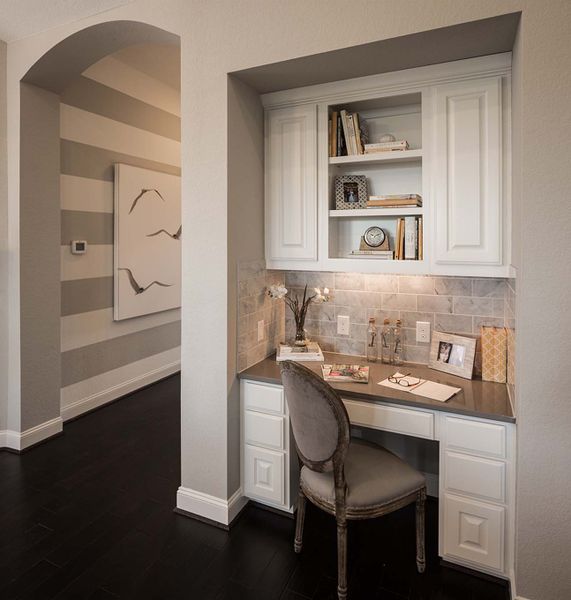 Representative Work Station - some options shown