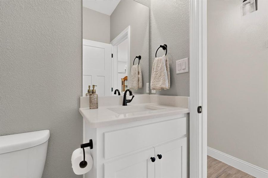 Half bathroom that serves for guest