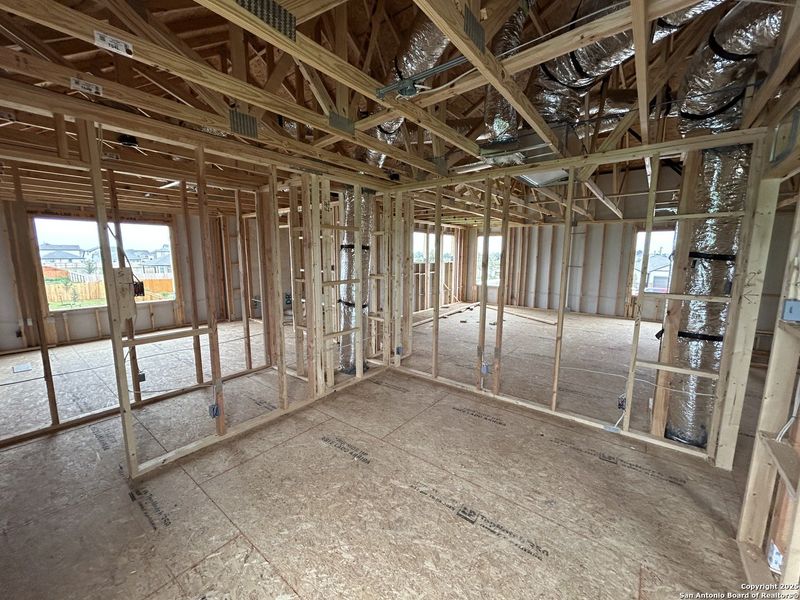 In-progress construction of a new home in Enclave at Hennersby Hollow 50's, San Antonio, TX (Image 9). In-progress construction of a new home in Enclave at Hennersby Hollow 50's, San Antonio, TX (Image 9).