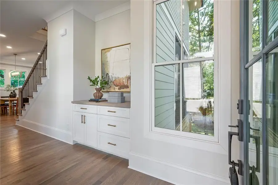 Furnished interior view inside a new home in , Atlanta (Image 10).