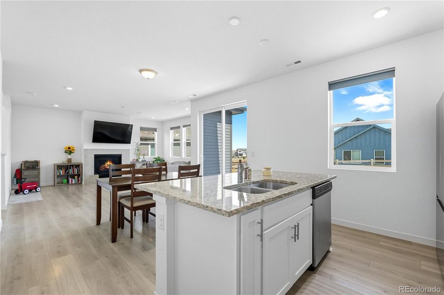 Furnished interior view inside a new home in Ascent Village at Sterling Ranch - Single Family Homes, Littleton (Image 31). Furnished interior view inside a new home in Ascent Village at Sterling Ranch - Single Family Homes, Littleton (Image 31).