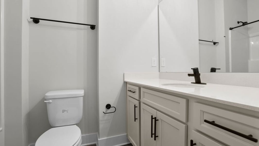 Furnished interior view inside a new home in Arrowood Acres, Enoree (Image 14). Furnished interior view inside a new home in Arrowood Acres, Enoree (Image 14).