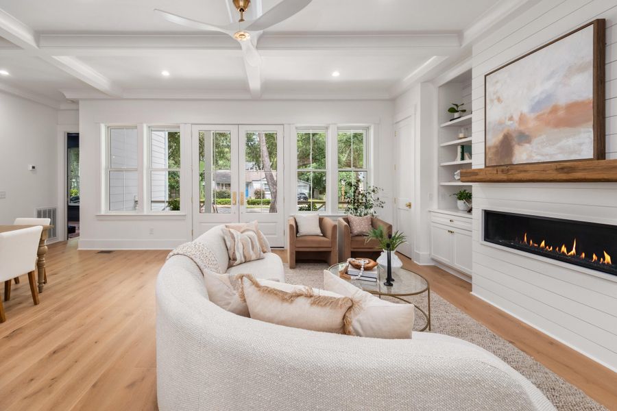Furnished interior view inside a new home in , Mount Pleasant (Image 61).