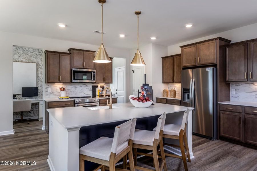 Furnished interior view inside a new home in Coastal Haven, Leland (Image 7).