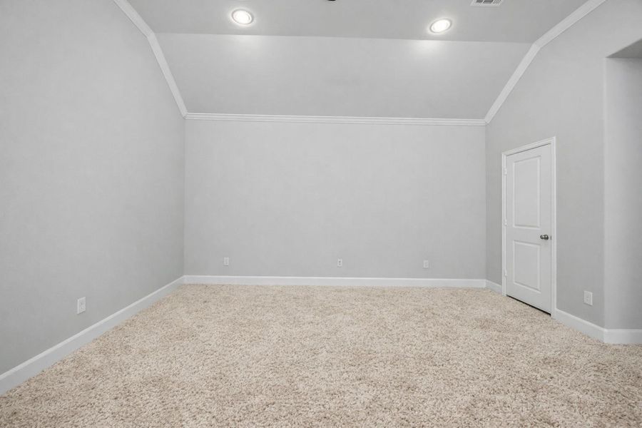 A minimalist dream with room to spare. This alternate primary layout delivers cozy elegance and enough space to truly spread out and breathe.