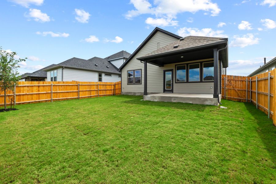 Covered Patio on the Pearl home plan by Trophy Signature Homes – REPRESENTATIVE PHOTO Covered Patio on the Pearl home plan by Trophy Signature Homes – REPRESENTATIVE PHOTO