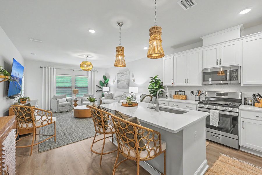 Furnished interior view inside a new home in Hammock Walk at Nexton, Summerville (Image 9).