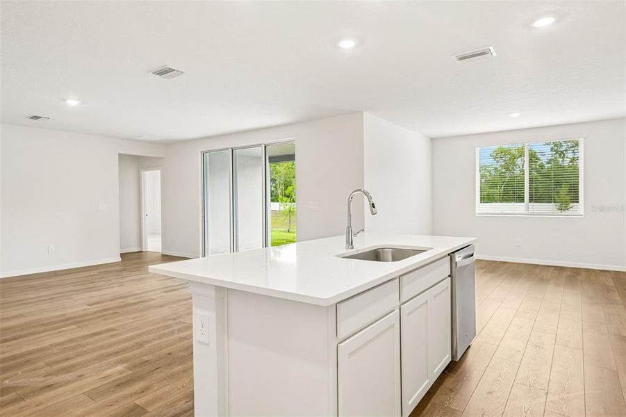 Furnished interior view inside a new home in Pine Ridge Meadows, Hudson (Image 8).