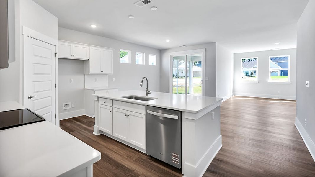 Furnished interior view inside a new home in The Haven at Indigo Preserve, Leland (Image 8).