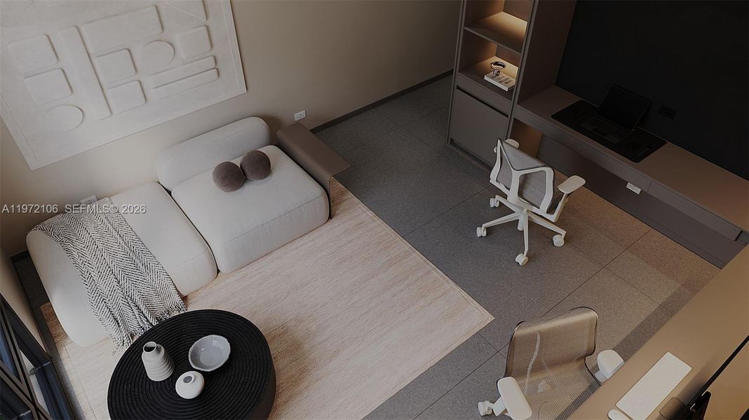 Furnished interior view inside a new home in , Plantation (Image 17).