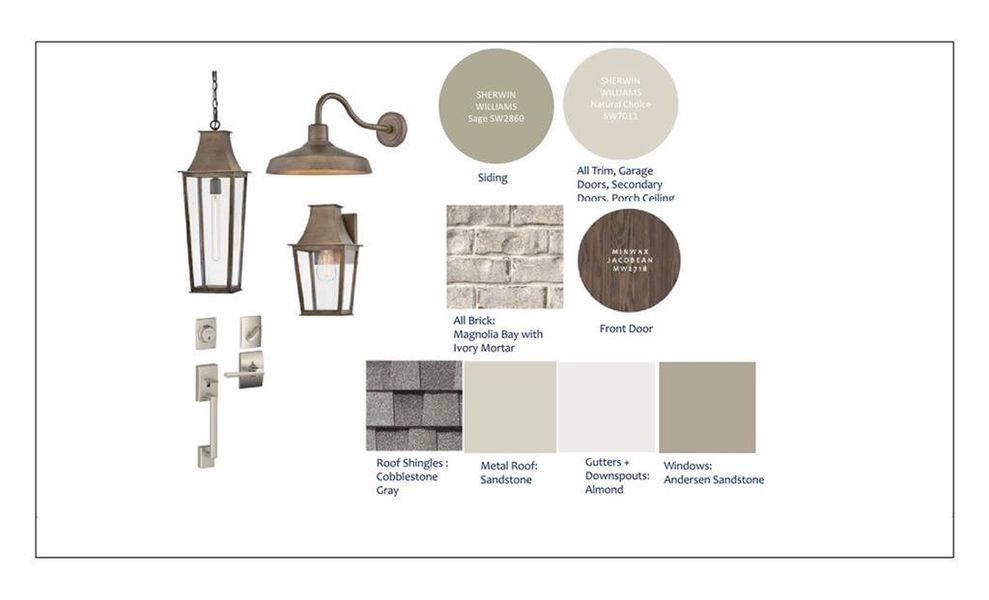 Sample of building materials used in homes in , Alpharetta (Image 7). Sample of building materials used in homes in , Alpharetta (Image 7).