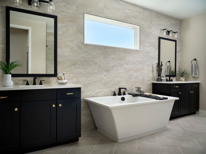 Representative furnished interior of a home built from the 5016 by Tri Pointe Homes in The Aurora Highlands, Aurora (Image 12).