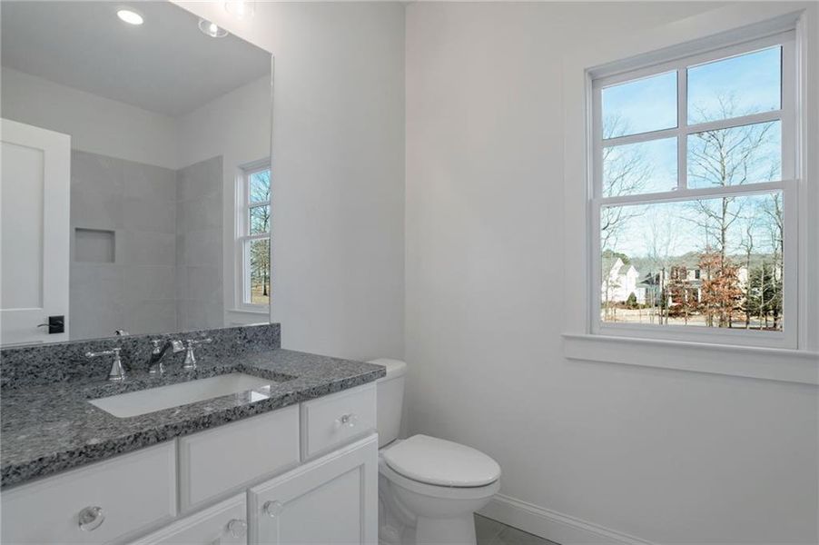 Furnished interior view inside a new home in , Statham (Image 13).