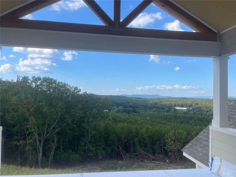 Exterior details and patio area of a home in Horizon at Laurel Canyon, Canton (Image 6).