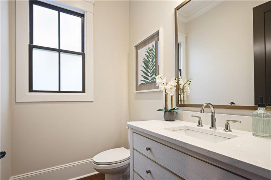 Furnished interior view inside a new home in The Reserve At Governors Towne Club, Acworth (Image 38).