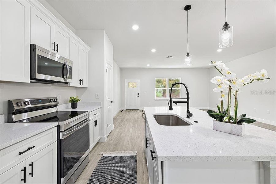 Furnished interior view inside a new home in , Citrus Springs (Image 9).