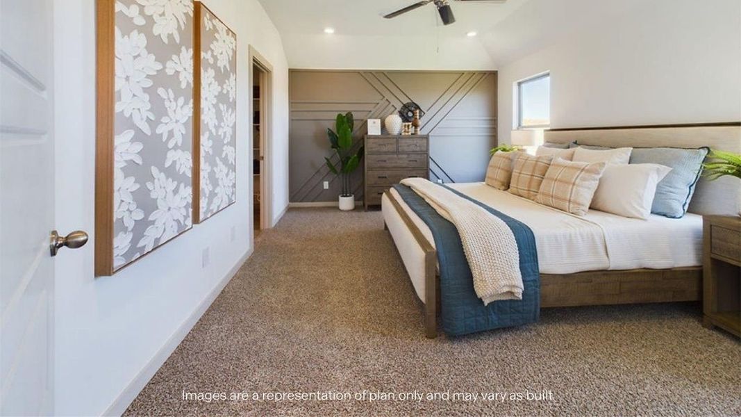 Furnished interior view inside a new home in Overlook West, Wolfforth (Image 19).