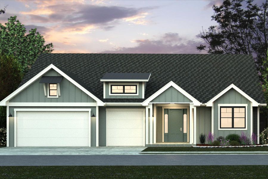 Representative exterior photo of a completed home built from the Hamilton Sonders by Bridgewater Homes in Sonders Fort Collins, Fort Collins, CO (Image 4). Representative exterior photo of a completed home built from the Hamilton Sonders by Bridgewater Homes in Sonders Fort Collins, Fort Collins, CO (Image 4).