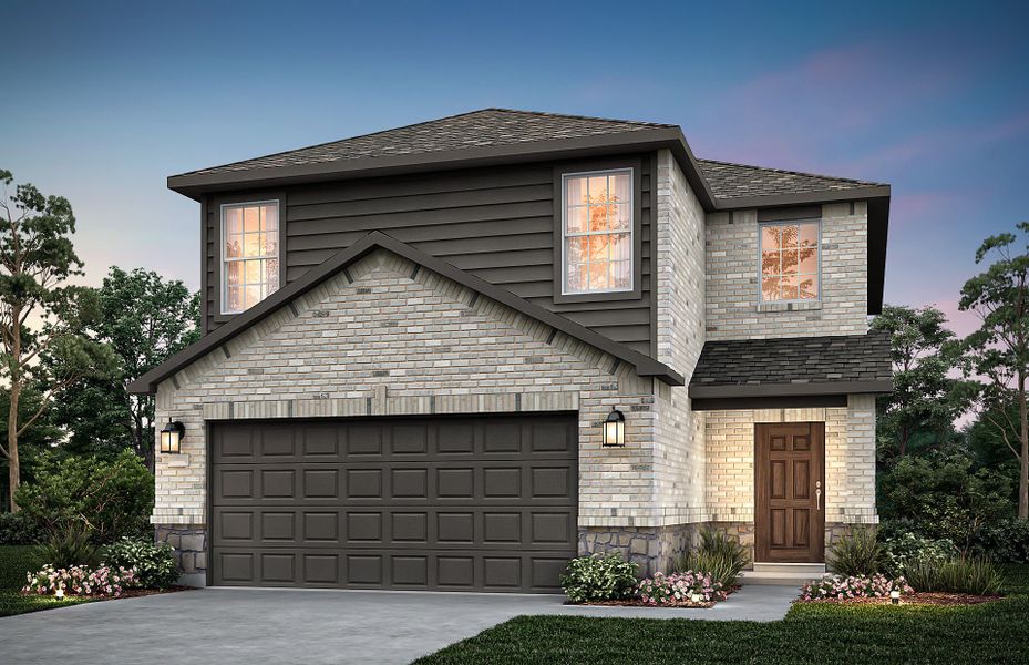 Representative exterior photo of a completed home built from the Springfield by Centex in Clearhaven, Princeton, TX (Image 2).