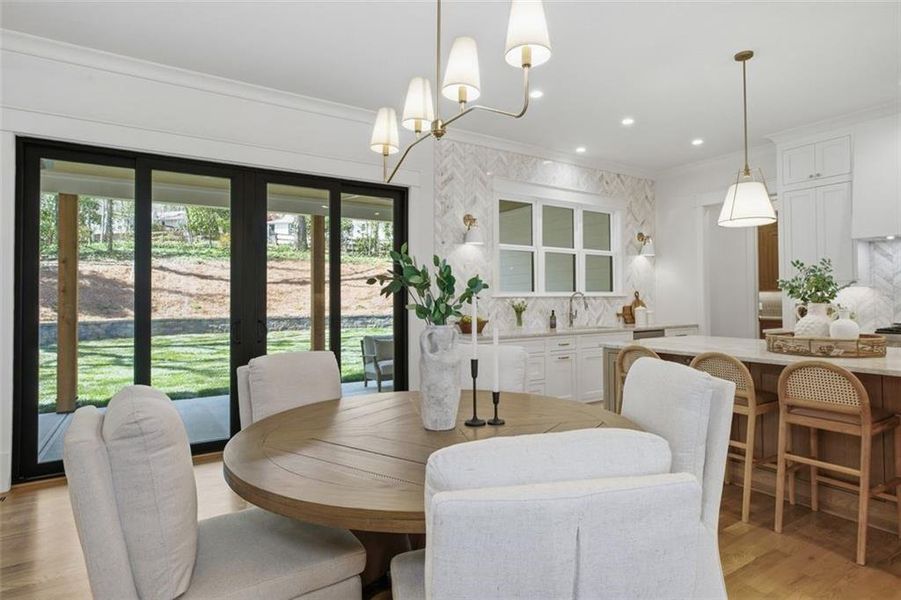 Furnished interior view inside a new home in , Marietta (Image 18).