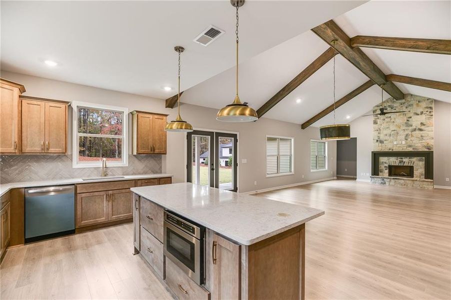 Furnished interior view inside a new home in Liberty Station, Bremen (Image 3). Furnished interior view inside a new home in Liberty Station, Bremen (Image 3).