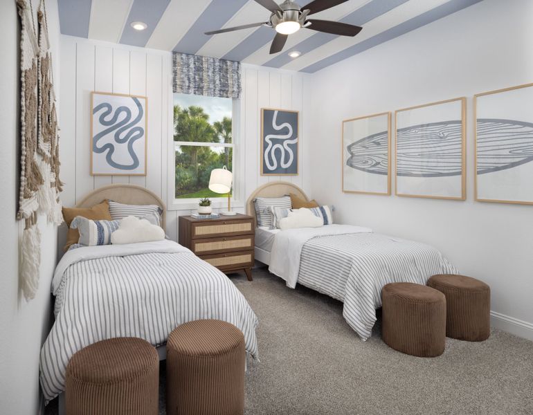 Representative furnished interior of a home built from the Cayman by Mattamy Homes in RiverTown, St. Johns (Image 11).