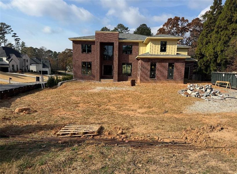 In-progress construction of a new home in , Marietta, GA (Image 4). In-progress construction of a new home in , Marietta, GA (Image 4).