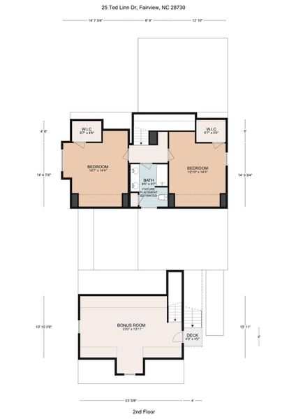 Upper Level Floor Plan Upper Level Floor Plan