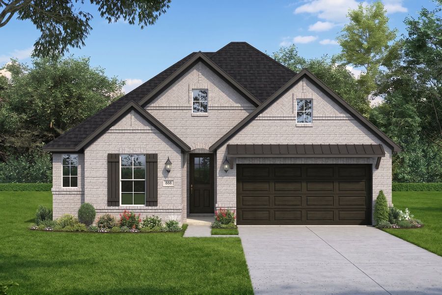 Representative exterior photo of a completed home built from the Aspen by Mattamy Homes in Arbors at Legacy Hills, Celina, TX (Image 5).