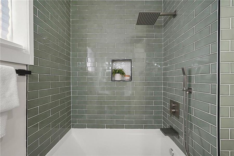 Close-up of interior finishes inside a home in , Atlanta (Image 22).