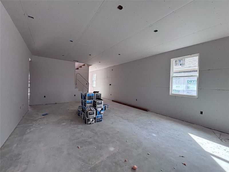 In-progress construction of a new home in The Colony, Bastrop, TX (Image 10).