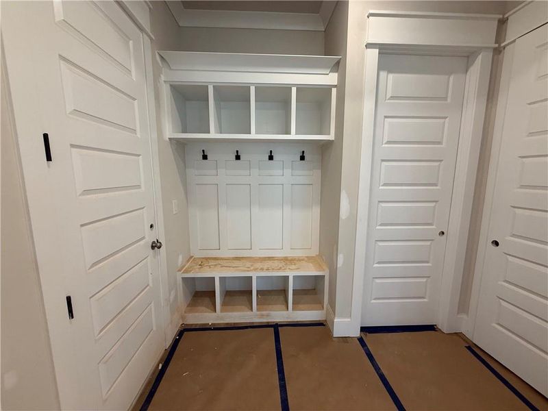 In-progress construction of a new home in , Pendergrass, GA (Image 34).