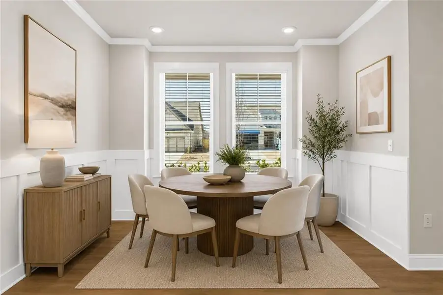 Furnished interior view inside a new home in Cooper's Walk, Loganville (Image 6).