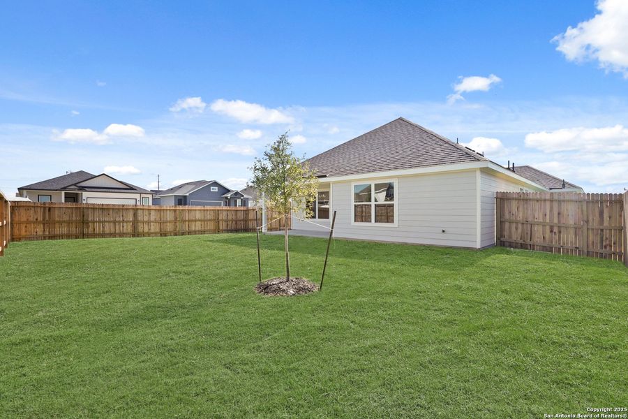 Exterior details and patio area of a home in Swenson Heights, Seguin (Image 4). Exterior details and patio area of a home in Swenson Heights, Seguin (Image 4).