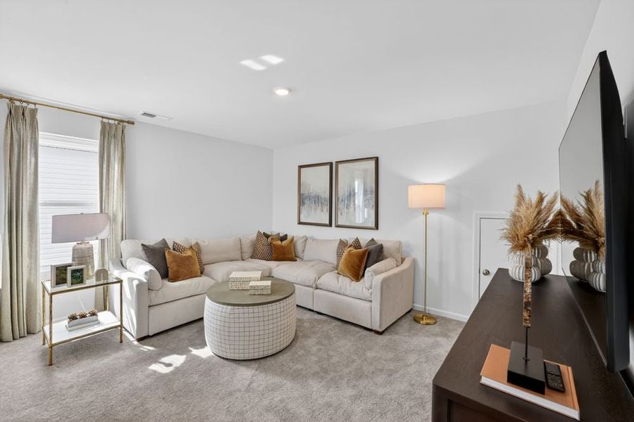 Representative furnished interior of a home built from the Linville by Taylor Morrison in Fincastle Glen, Shelby (Image 17).