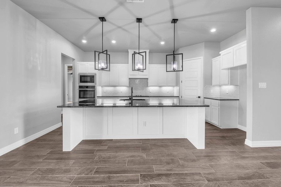 Furnished interior view inside a new home in King Oaks, Salado (Image 3).