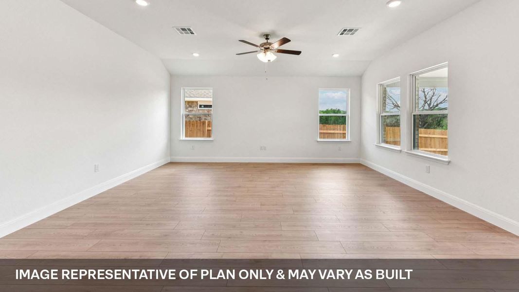 Spacious, unfurnished interior of a new home in Railhead, Cedar Creek (Image 21).