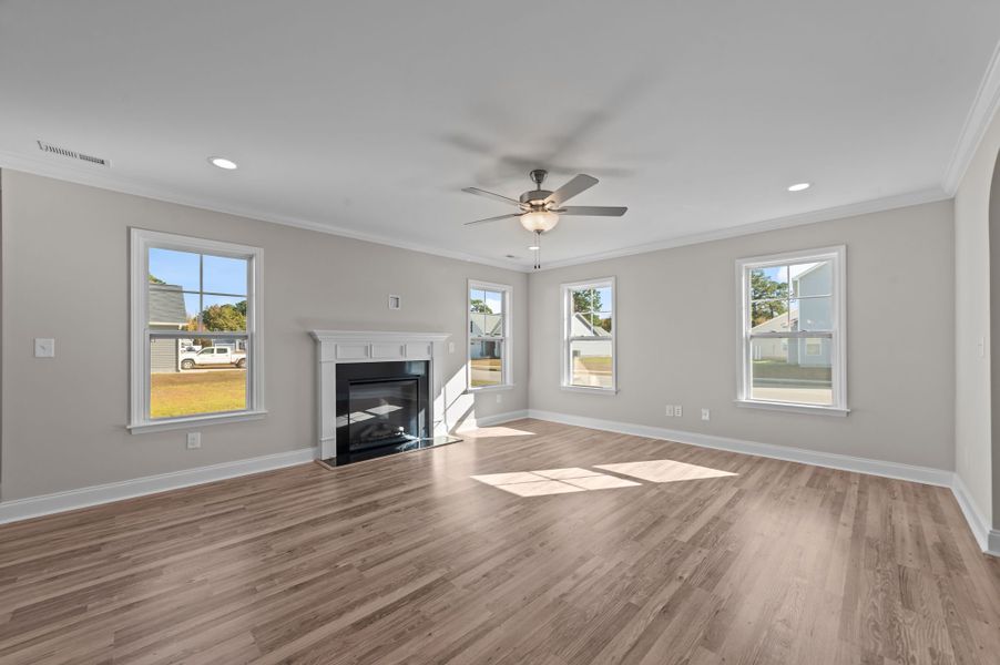 Spacious, unfurnished interior of a new home in Arbor Hills South, Greenville (Image 24).