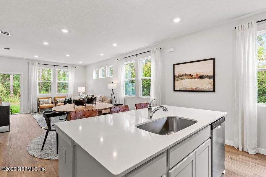 Furnished interior view inside a new home in , Jacksonville (Image 11).