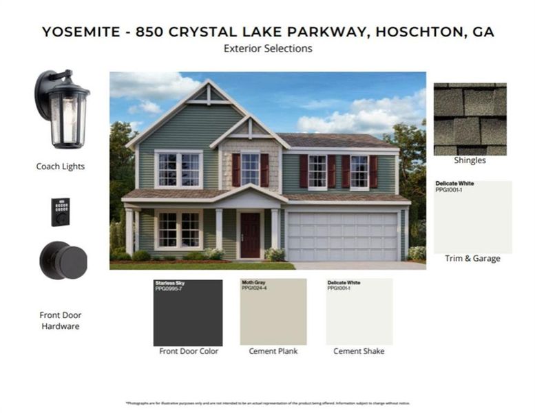 Sample of building materials used in homes in Twin Lakes, Hoschton (Image 2). Sample of building materials used in homes in Twin Lakes, Hoschton (Image 2).