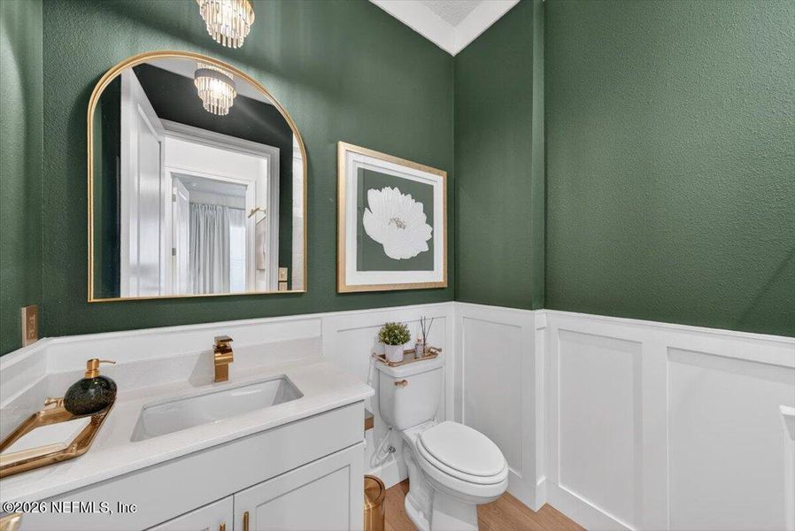 Furnished interior view inside a new home in , St. Johns (Image 38).