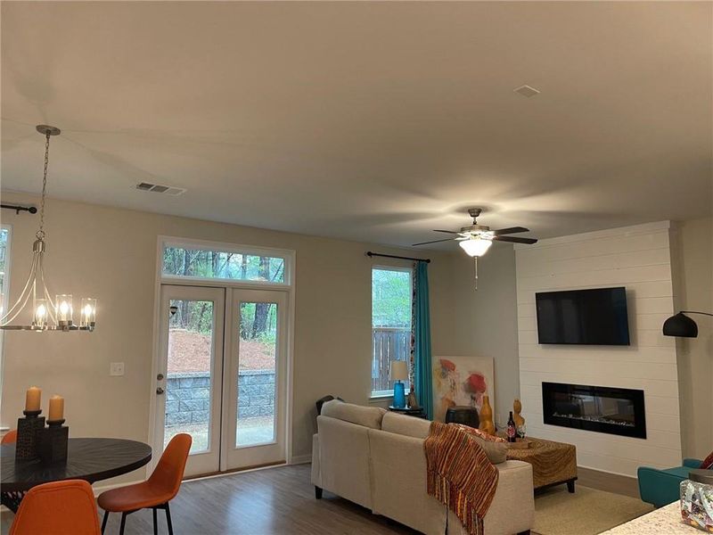 Furnished interior view inside a new home in The Collection at Wolf Creek, Lawrenceville (Image 9).