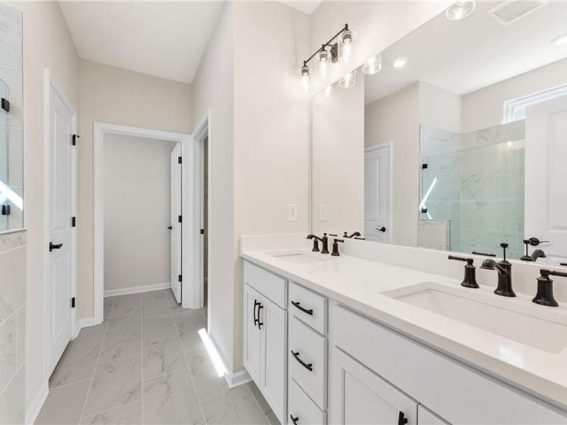 Furnished interior view inside a new home in Kelly Preserve, Loganville (Image 16).