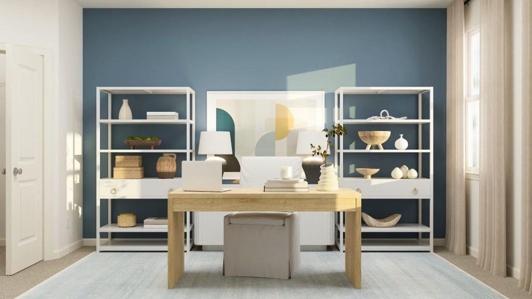 Furnished interior view inside a new home in Deer Valley, Canton (Image 26).