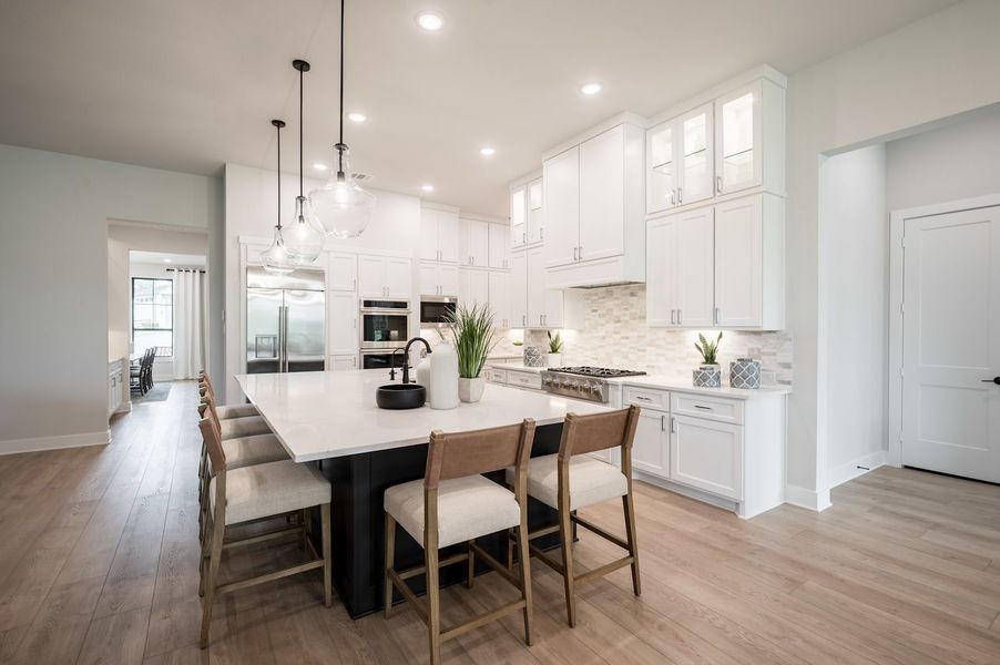 Representative furnished interior of a home built from the Meritage by Tri Pointe Homes in Legacy Grove, Montgomery (Image 91).