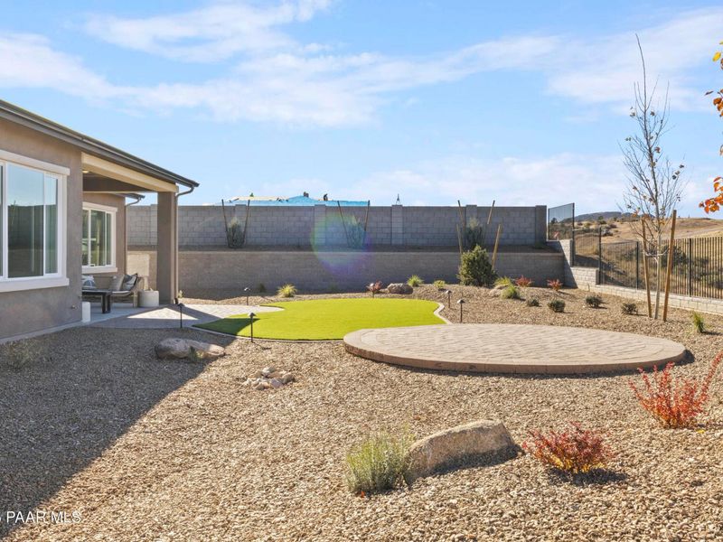 Exterior details and patio area of a home in Hidden Hills, Prescott (Image 27).