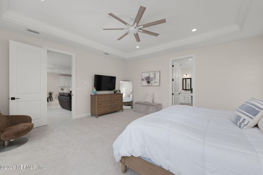 Furnished interior view inside a new home in , St. Augustine (Image 17).